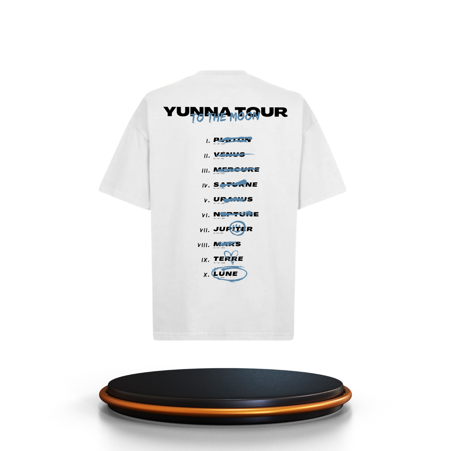 T-shirt Yunna Tour Blanc