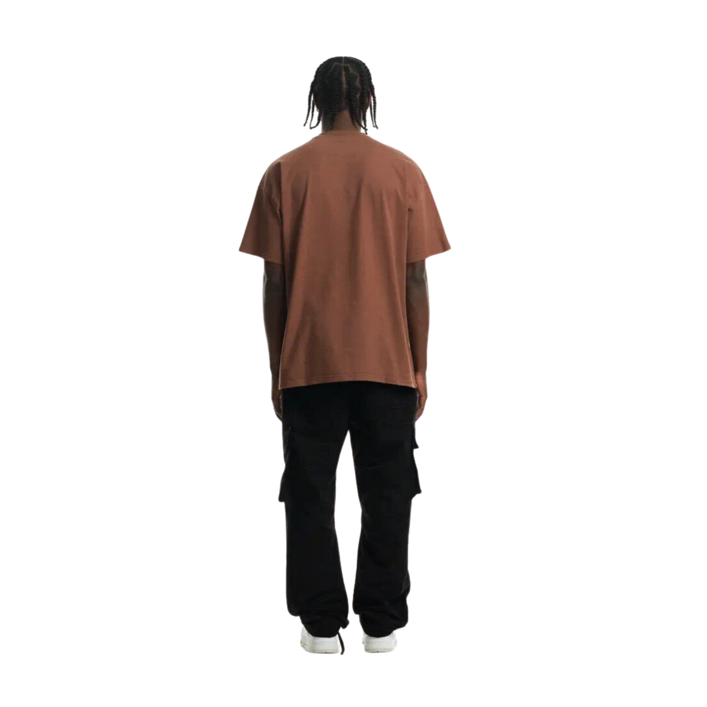 T-shirt Phase Lunaire Marron