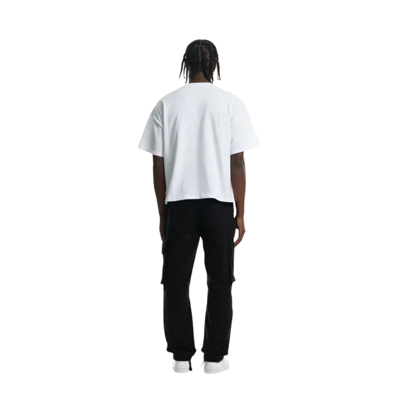 T-shirt Phase Lunaire Boxy Blanc