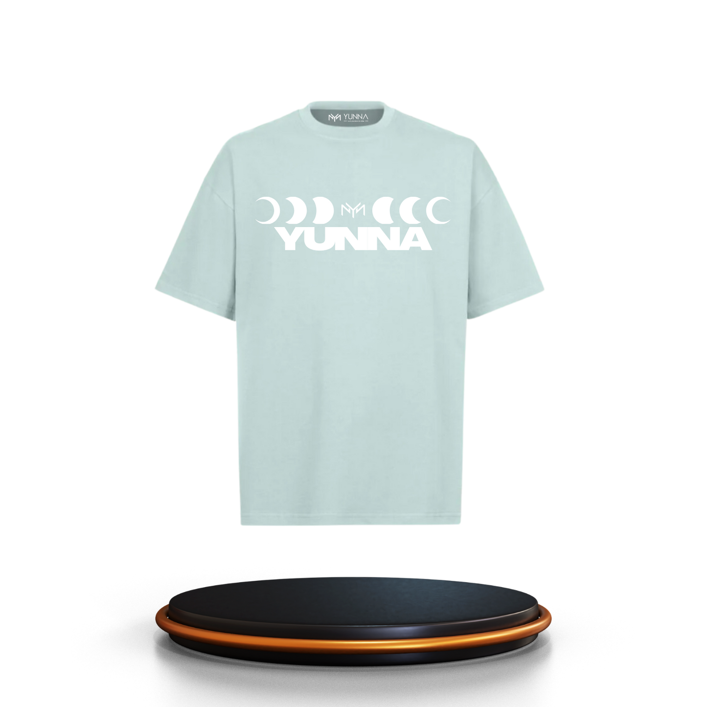 T-shirt Phase Lunaire Bleu Ciel