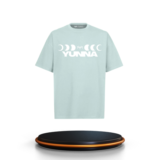 T-shirt Phase Lunaire Bleu Ciel
