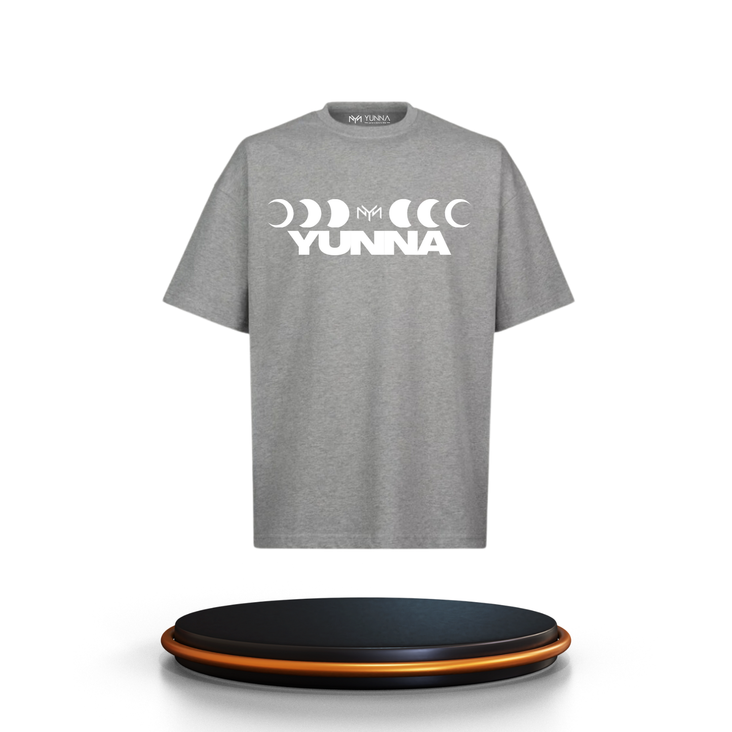 T-shirt Phase Lunaire Gris