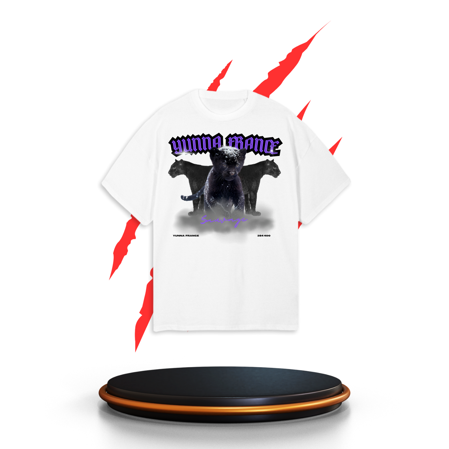T-shirt - Sauvage Léopard