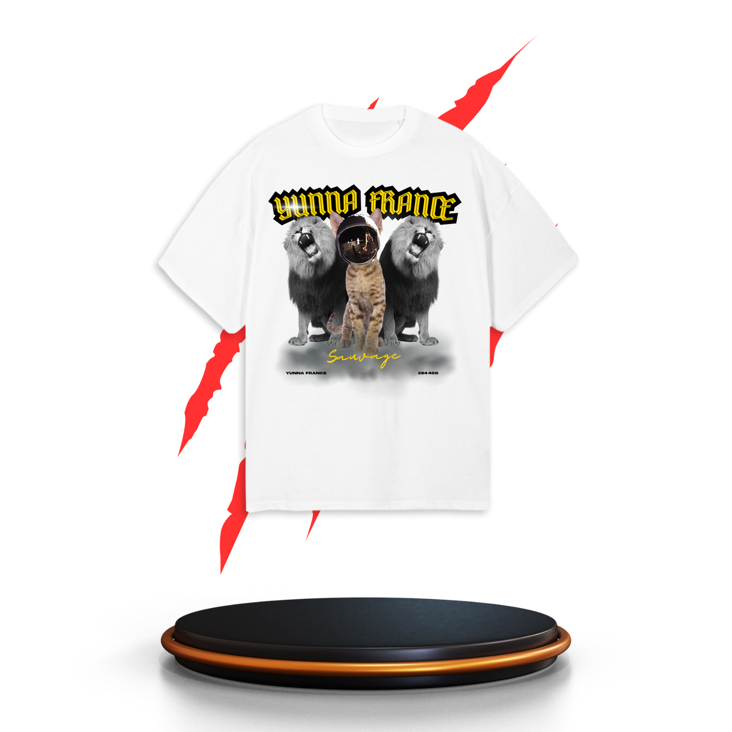 T-shirt - Sauvage Chat