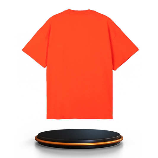 T-shirt Oversize Orange - Personnalisation