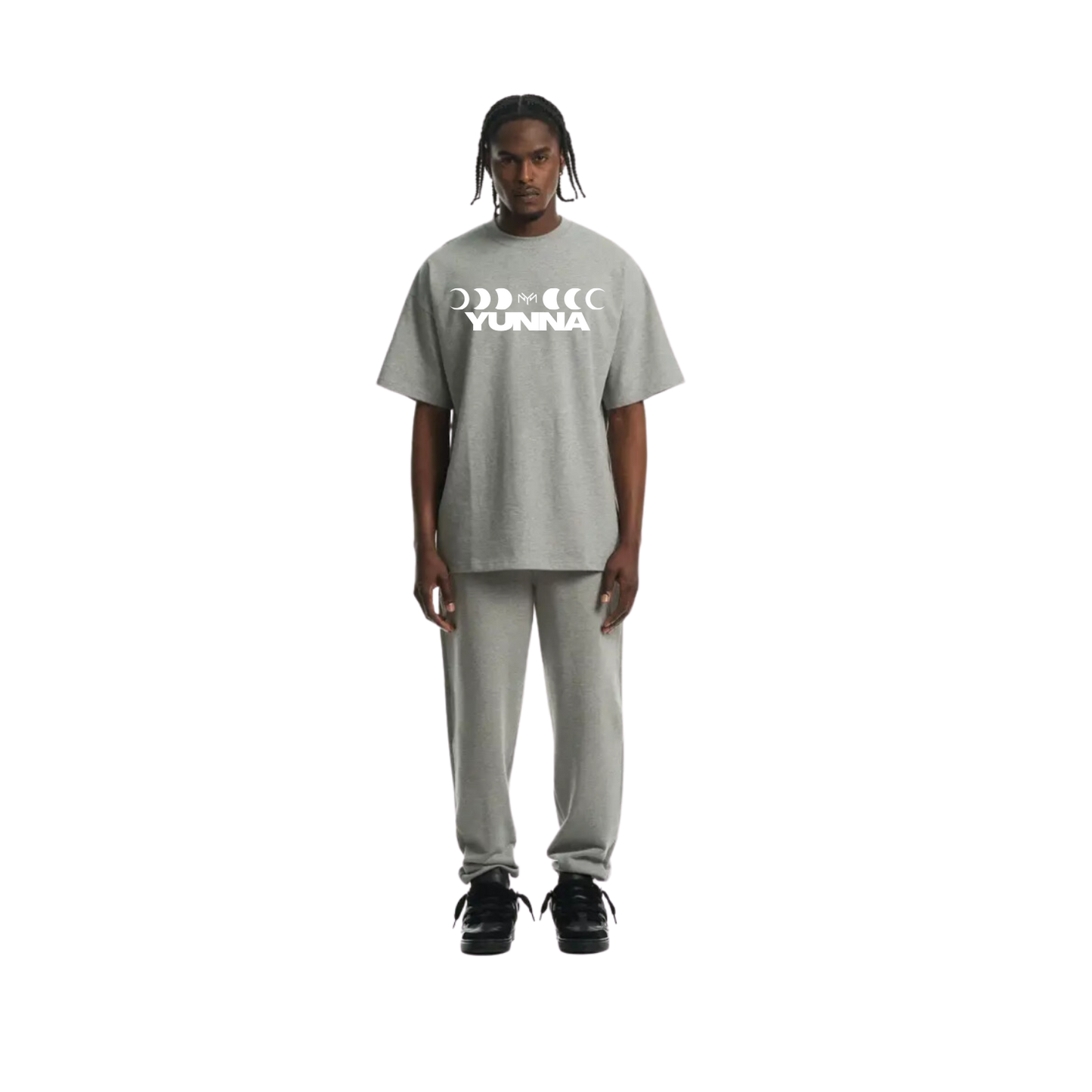 T-shirt Phase Lunaire Gris