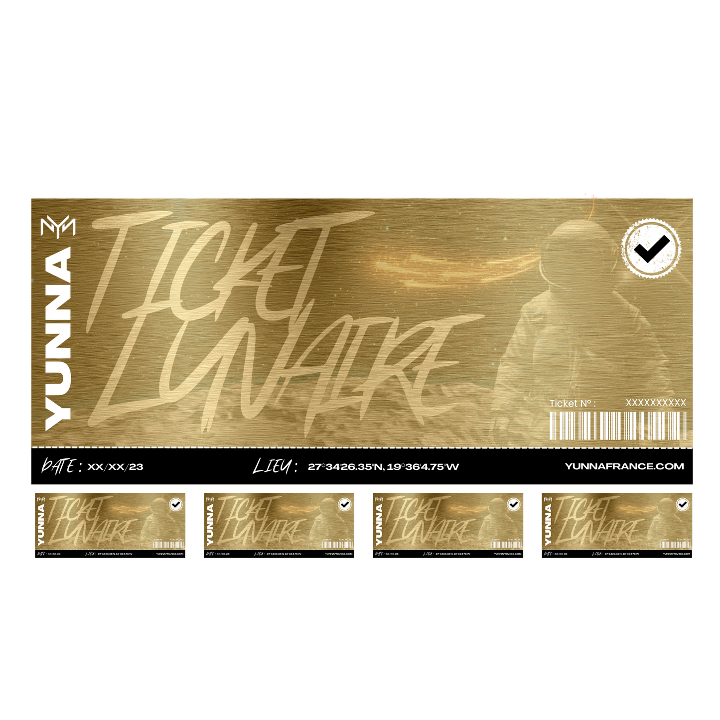 Ticket Lunaire - Yunna France