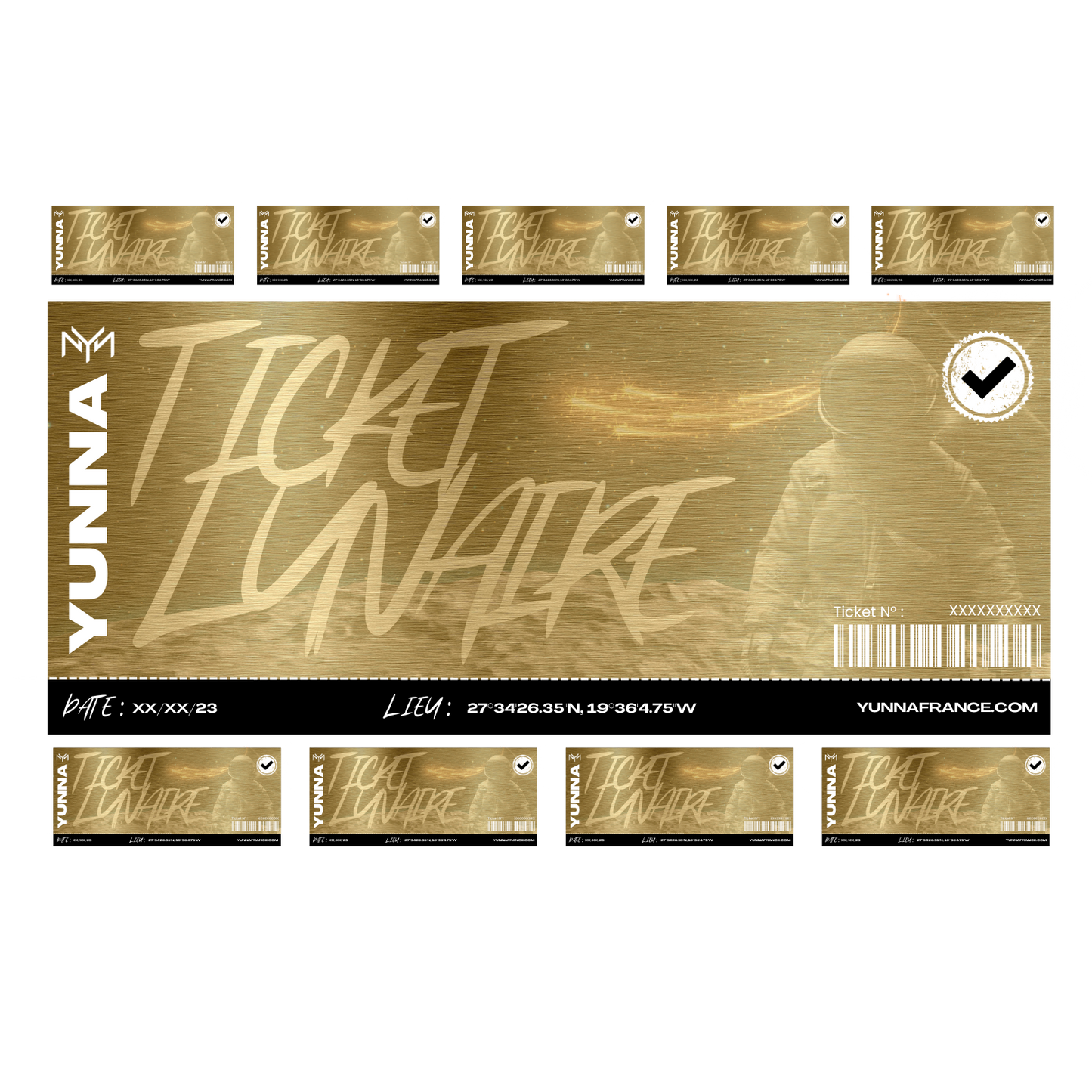 Ticket Lunaire - Yunna France