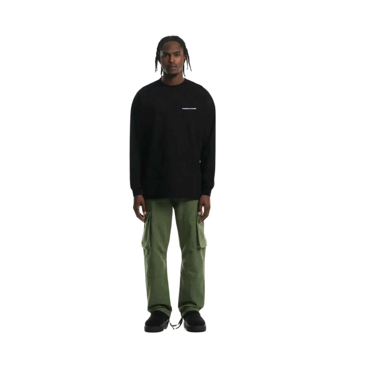T-shirt manche longue Yunna Tour Noir