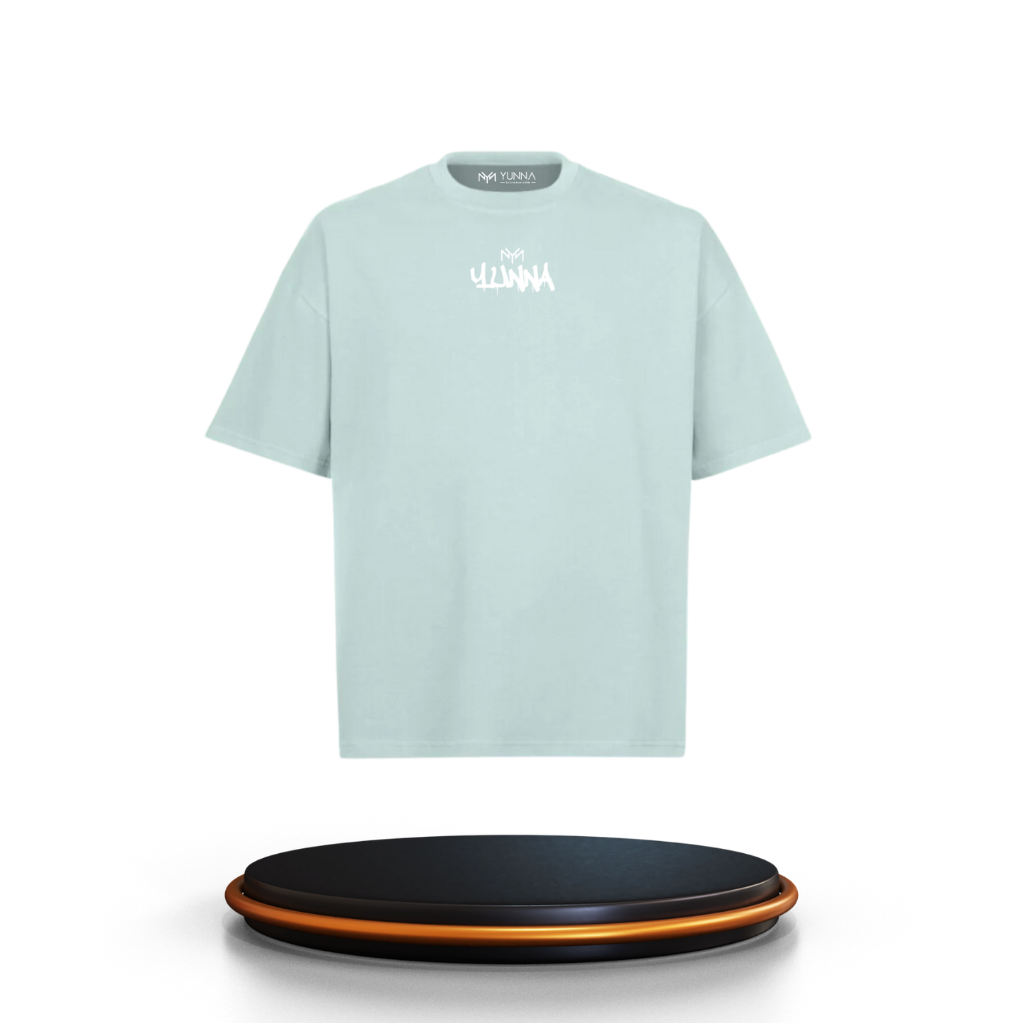 T-shirt Boxy Graffiti Bleu Ciel