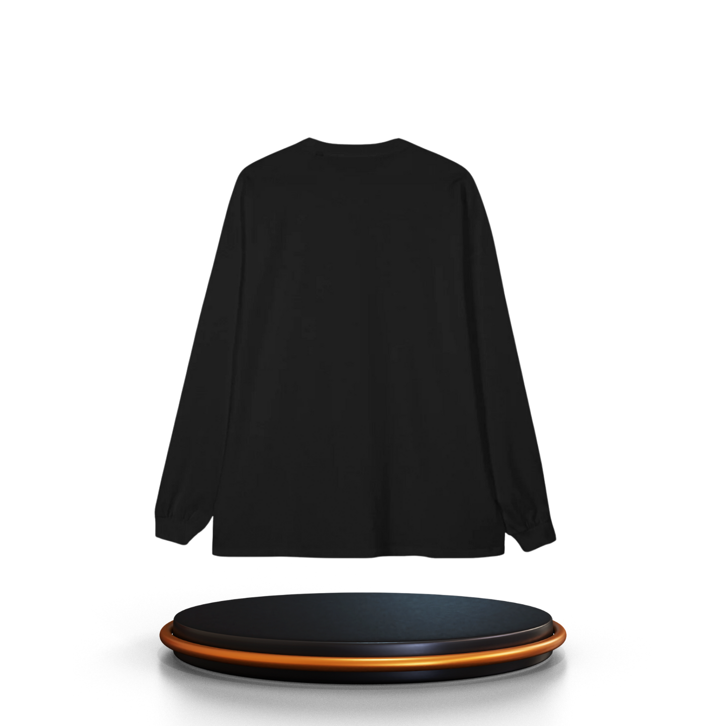 T-shirt manche longue Phase Lunaire Noir
