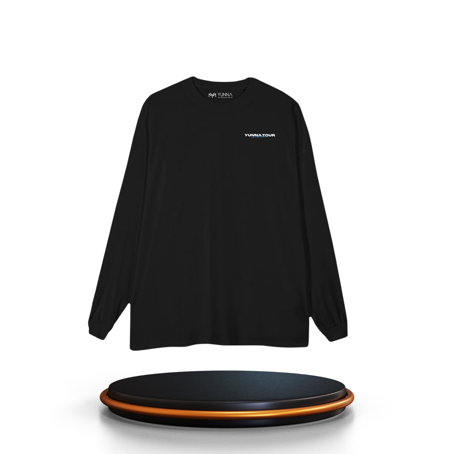 T-shirt manche longue Yunna Tour Noir