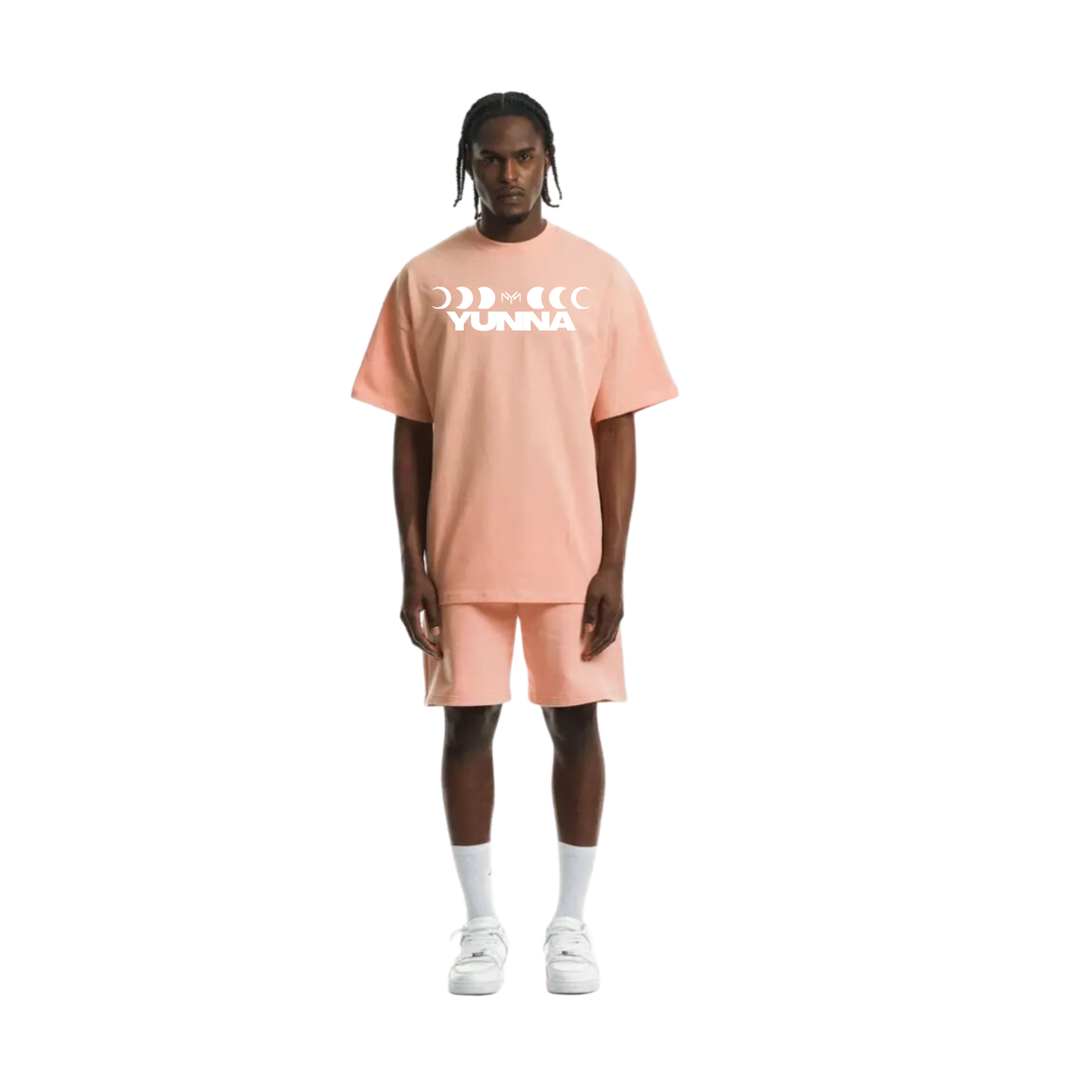 T-shirt Phase Lunaire Rose