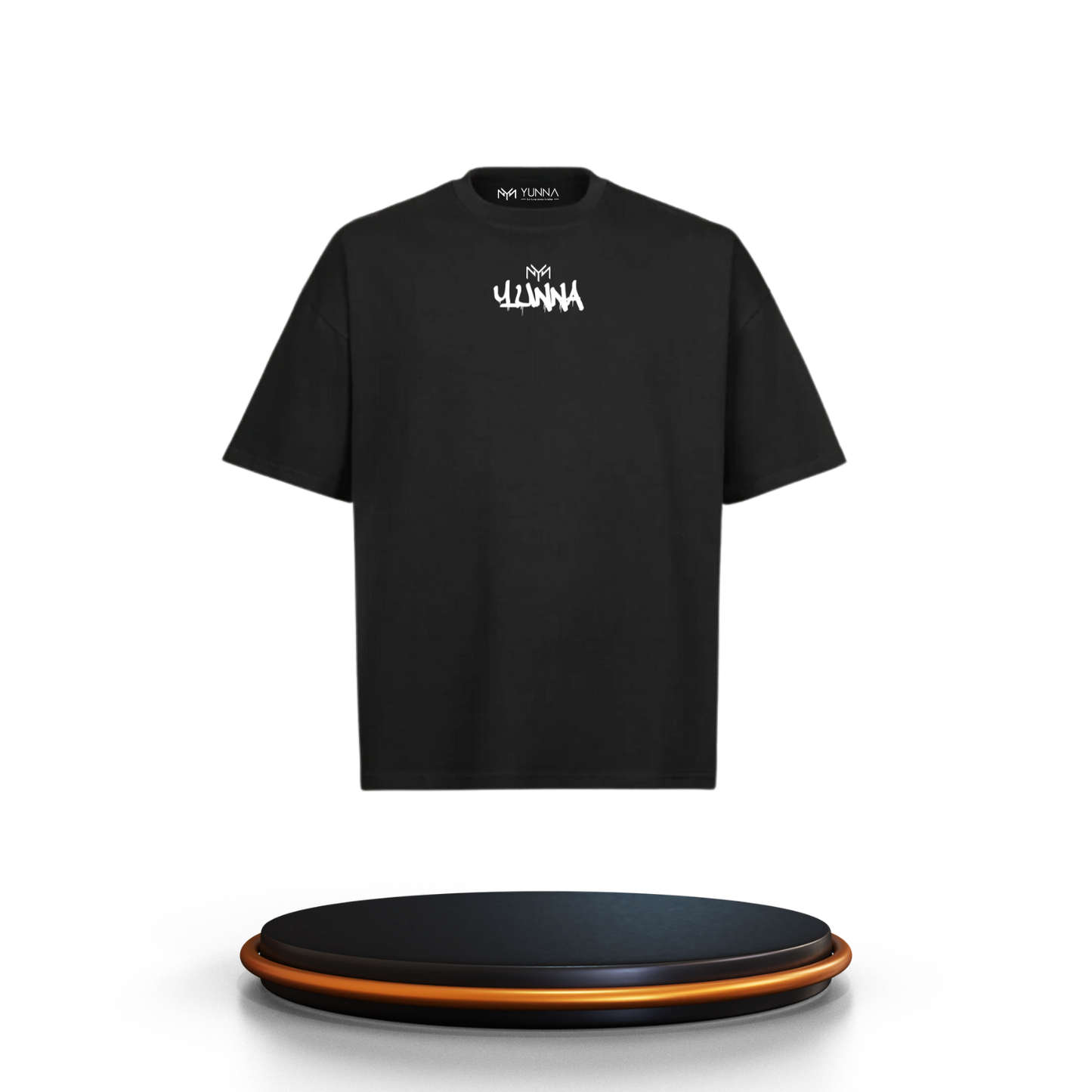 T-shirt Graffiti Boxy Noir