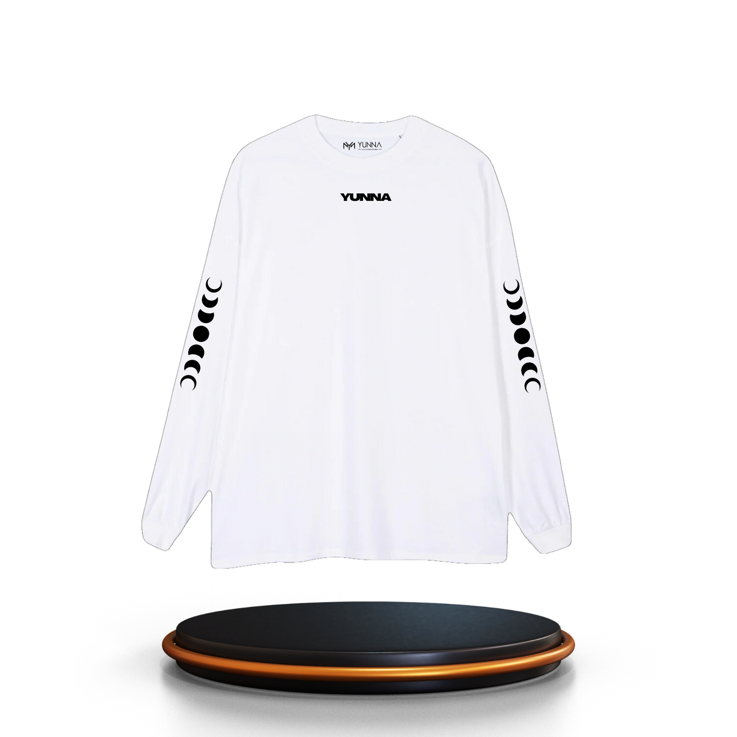 T-shirt manche longue Lunaire Blanc
