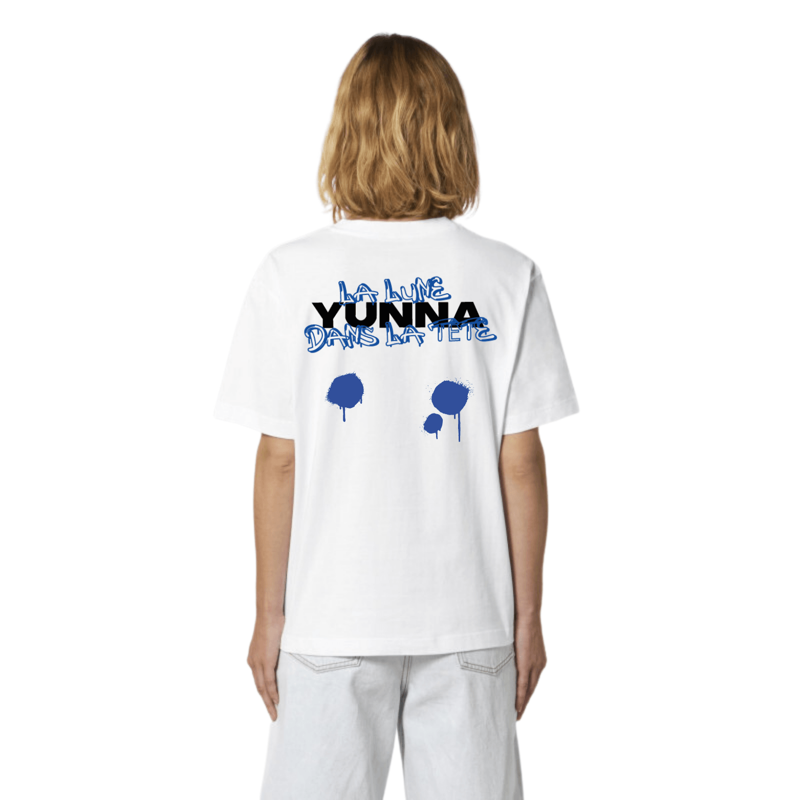 T-shirt Blanc Unisexe - Graffiti - Yunna France