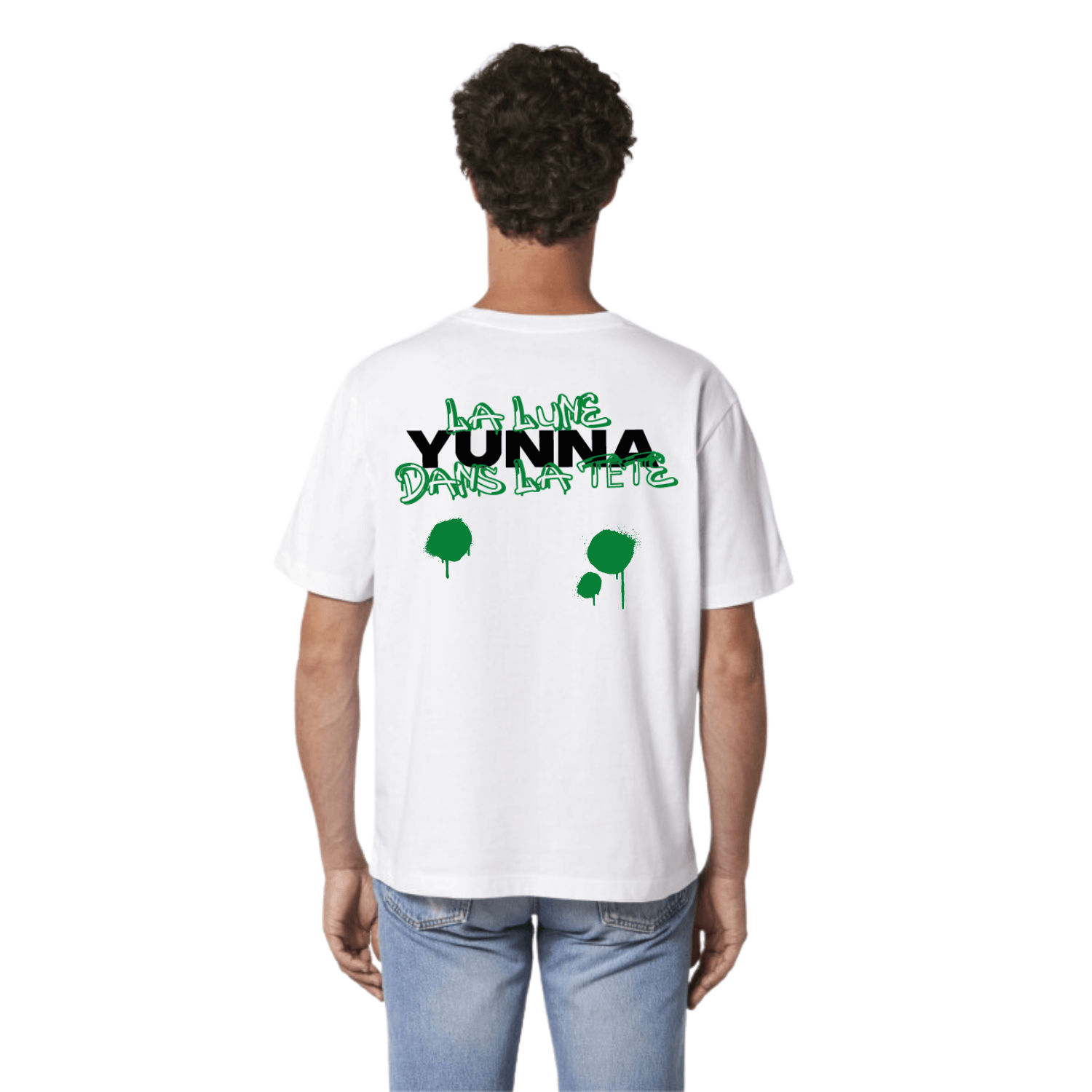T-shirt Blanc Unisexe - Graffiti - Yunna France