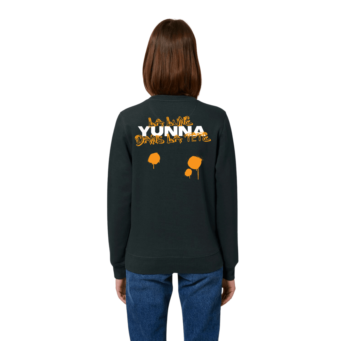 Sweat Noir Unisexe - Graffiti - Yunna France
