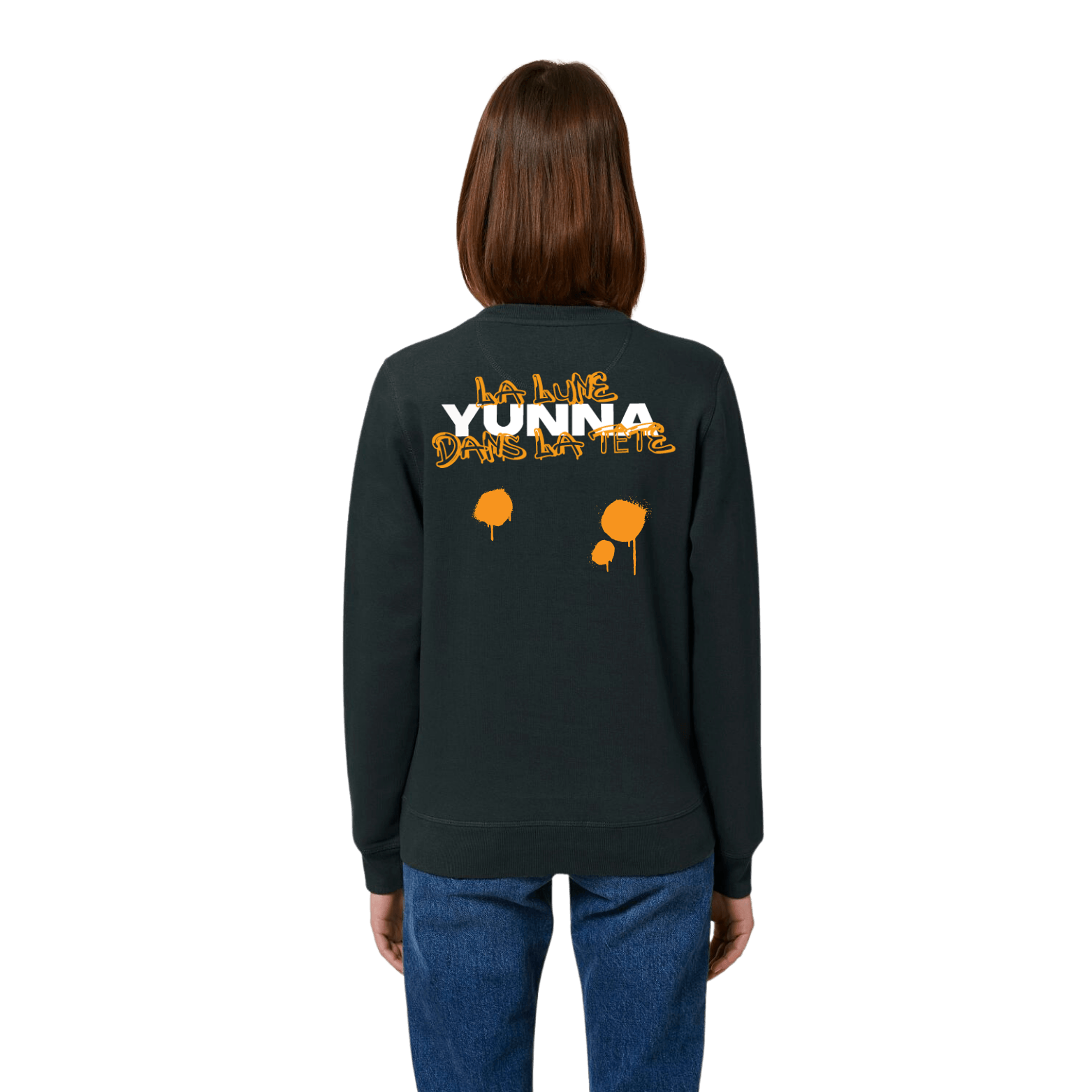 Sweat Noir Unisexe - Graffiti - Yunna France