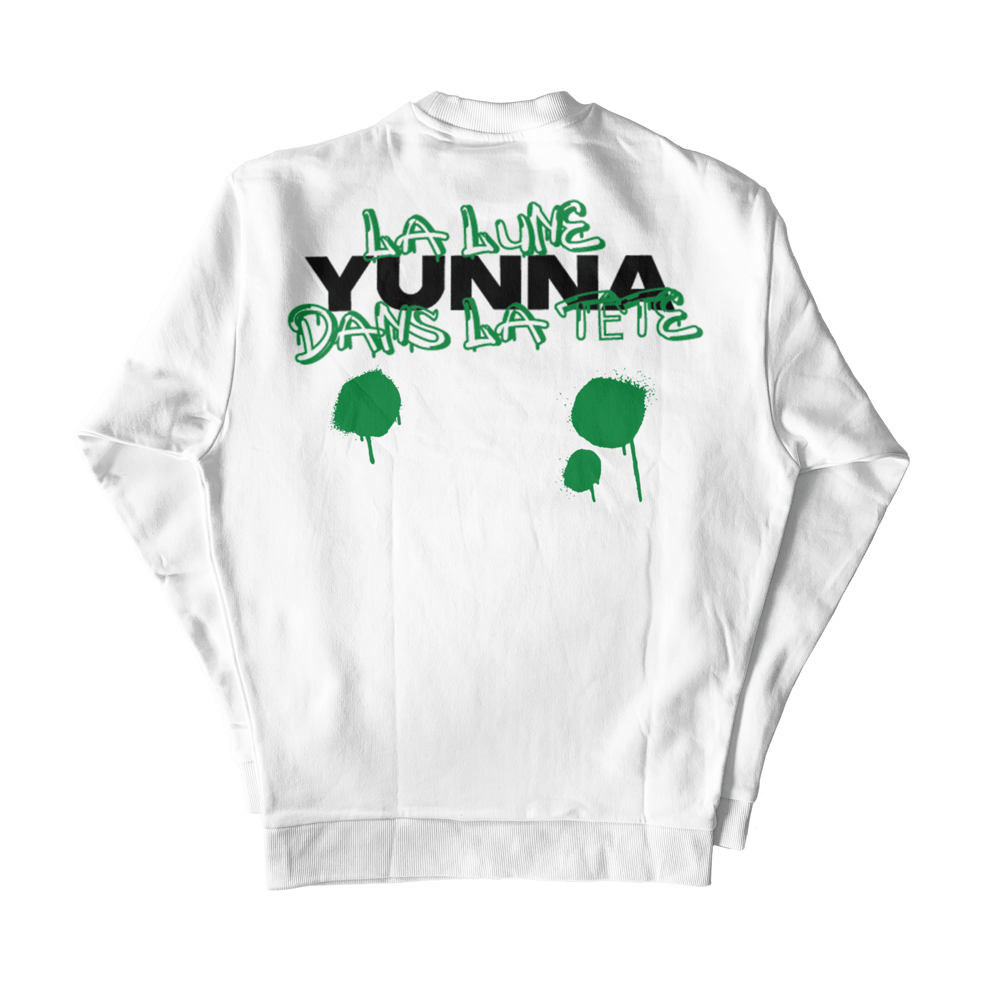 Sweat Blanc Unisexe - Graffiti - Yunna France