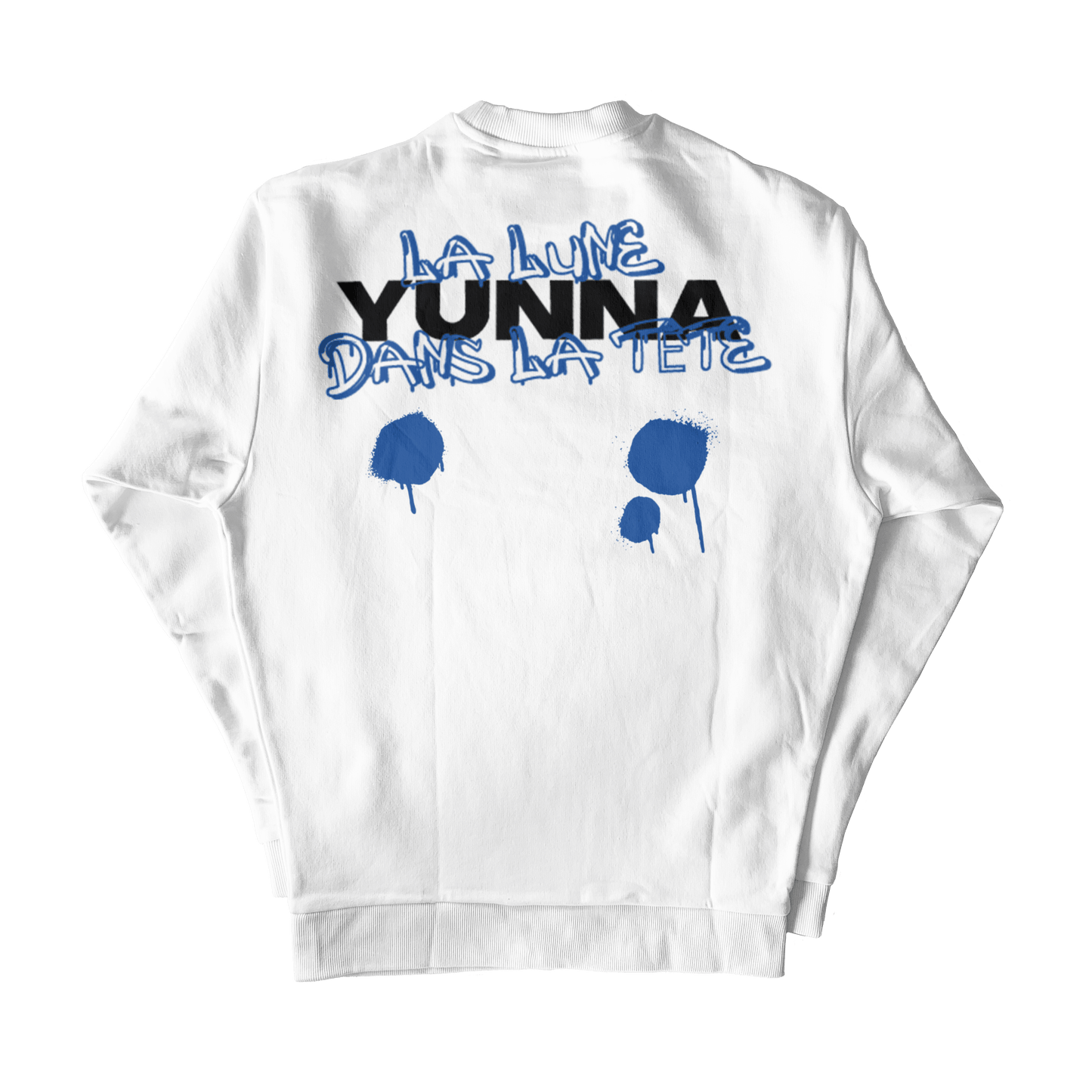 Sweat Blanc Unisexe - Graffiti - Yunna France