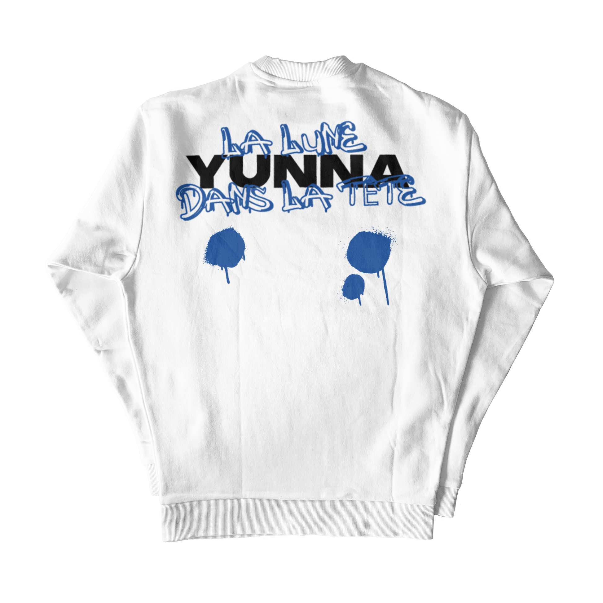 Sweat Blanc Unisexe - Graffiti - Yunna France