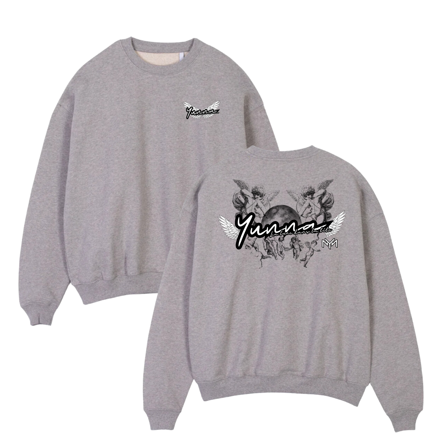 Pull Gris - Personnalisation - Yunna France