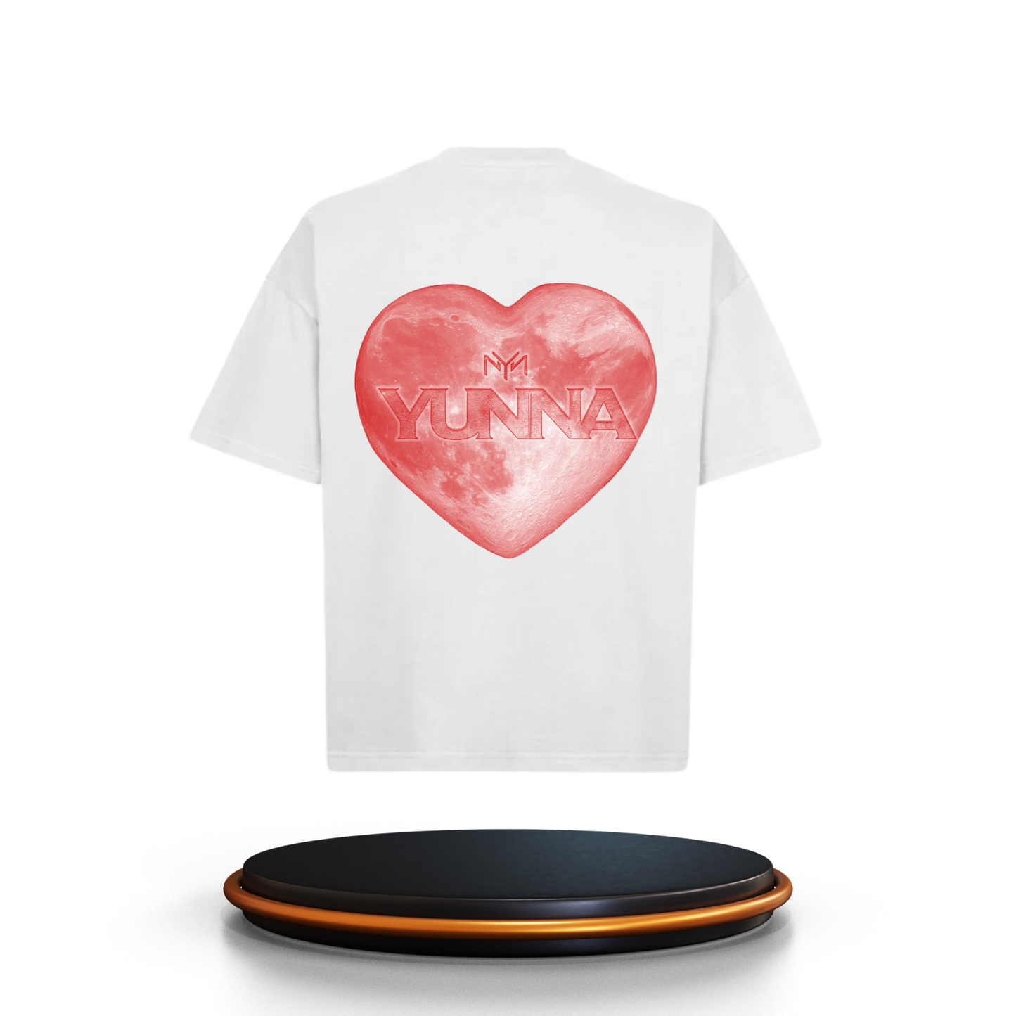 T-shirt Love Boxy Blanc