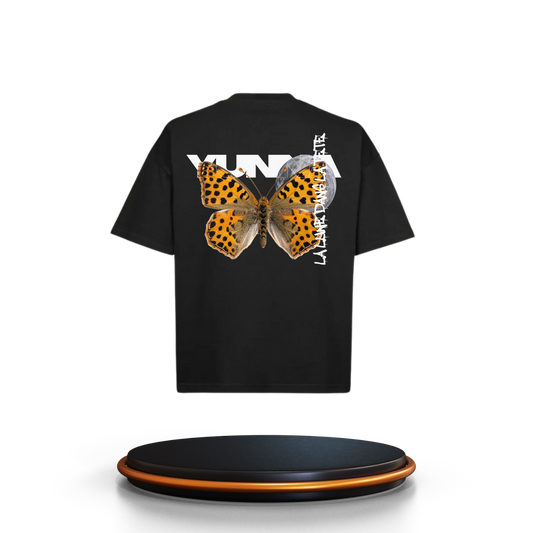 T-shirt Papillon Boxy Noir