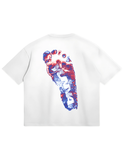 Footprint White T-shirt