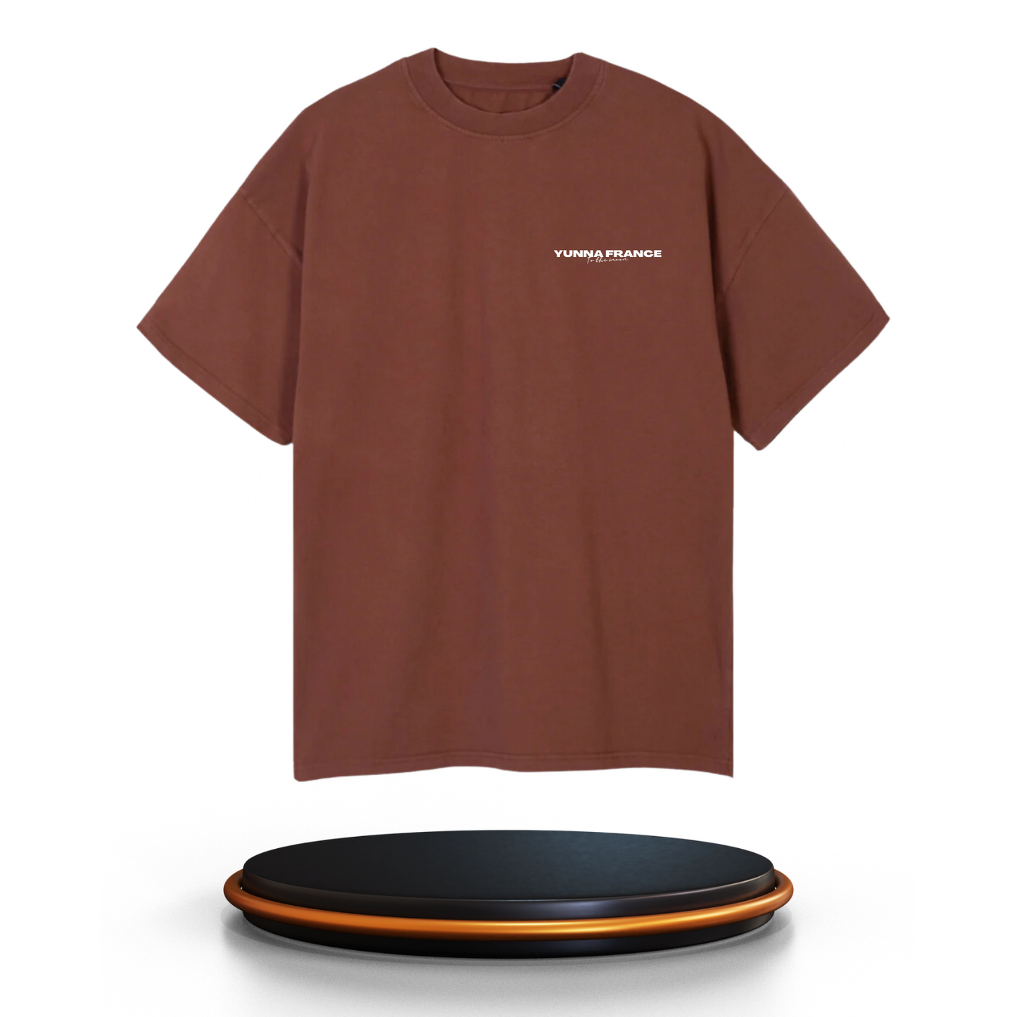 T-shirt Oversize Marron - Personnalisation