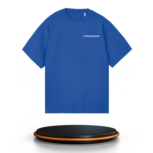 T-shirt Oversize Bleu - Personnalisation