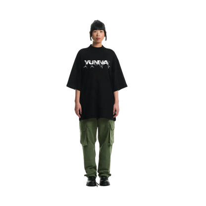 T-shirt Ange Ultra Oversize Noir