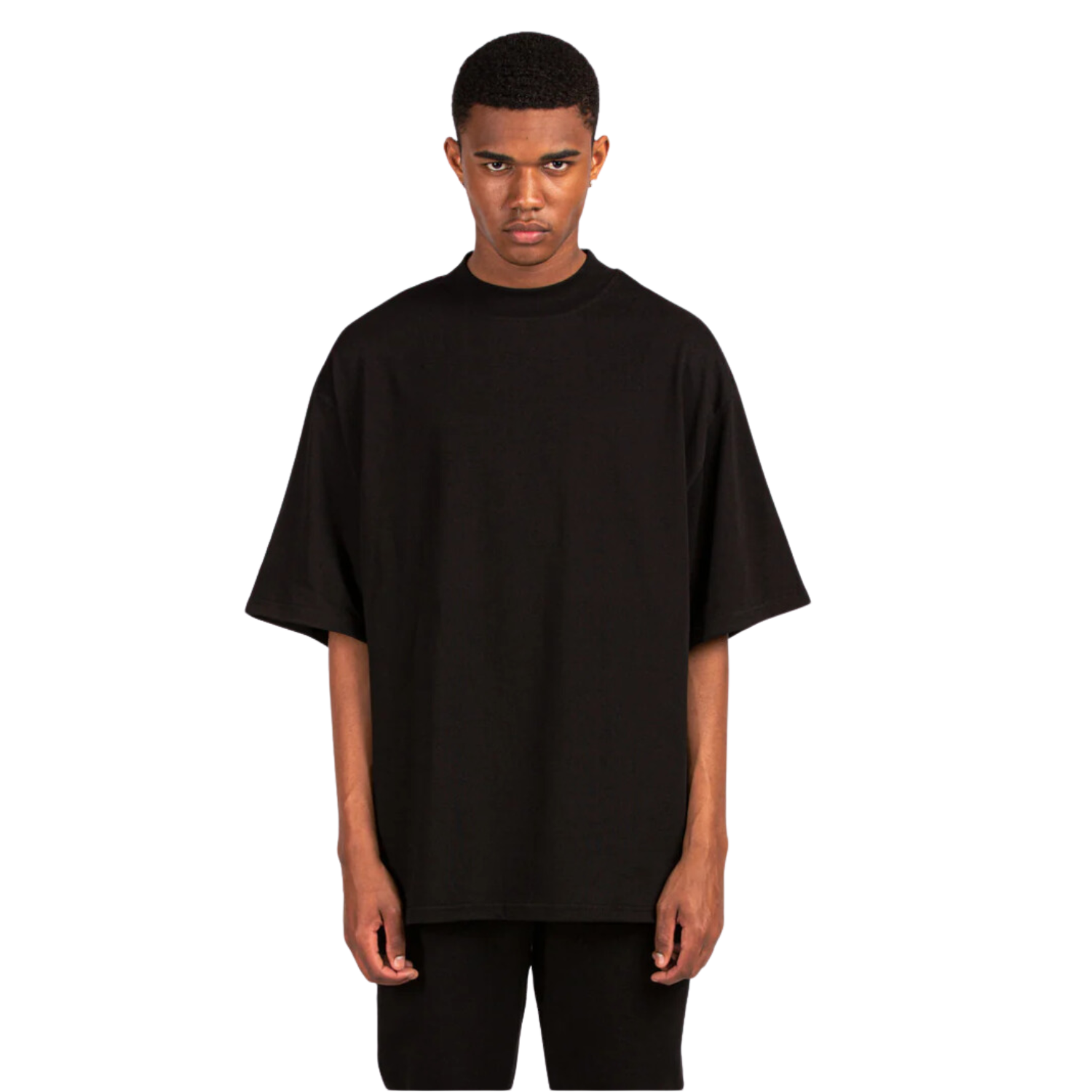 T-shirt Ultra Oversize Noir - Personnalisation - Yunna France