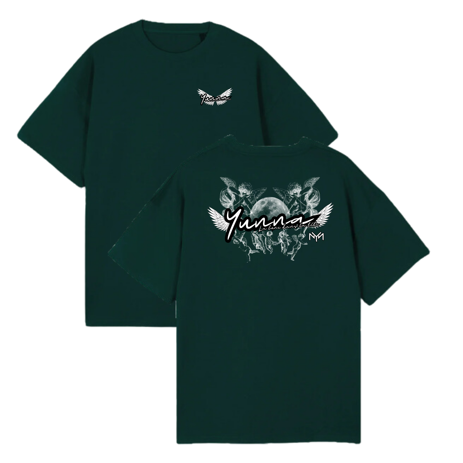 T-shirt Oversize Kaki - Personnalisation - Yunna France