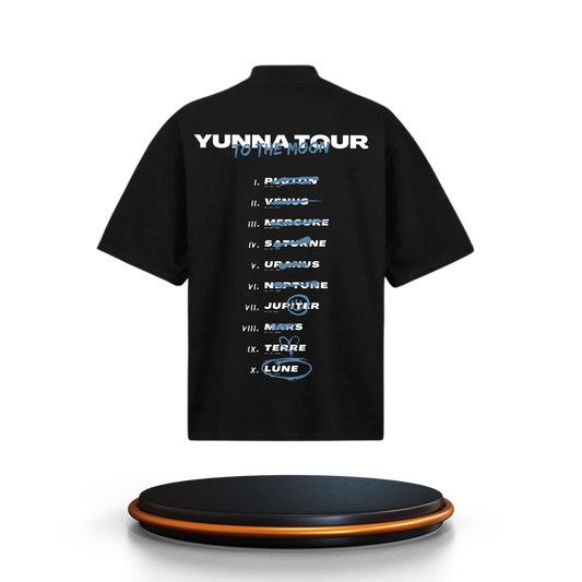 T-shirt Yunna Tour Ultra Oversize Noir