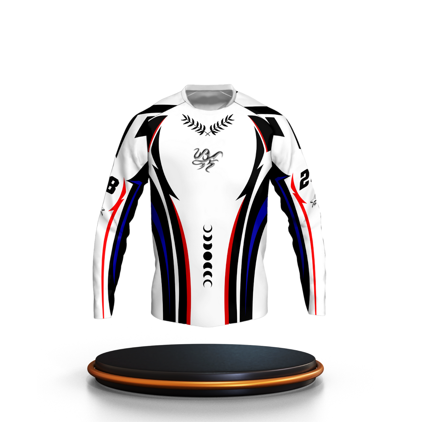 Maillot Racing Yunna Blanc