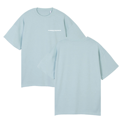 T-shirt Oversize Bleu Clair - Personnalisation - Yunna France