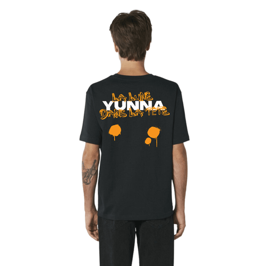 T-shirt Noir Unisexe - Graffiti - Yunna France